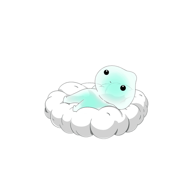 Bouncing Cloud Character